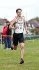 Richard Weir (Derby) exual fastest time in the Northern Cross Country Relay, Graves Park, Sheffield.